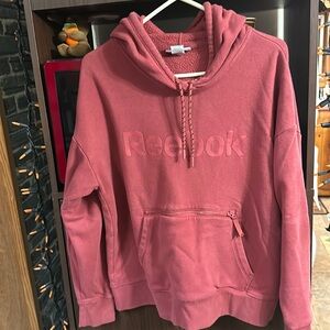 Reebok Women's Super Soft Cropped Gravity Hoodie with Zipper Pocket. Size M